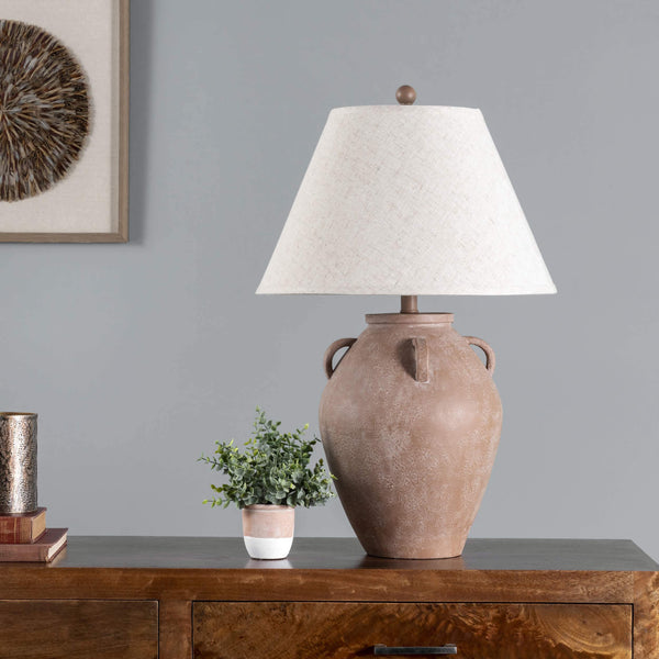 Nuloom Kavala 29" Resin Table Lamp Beige