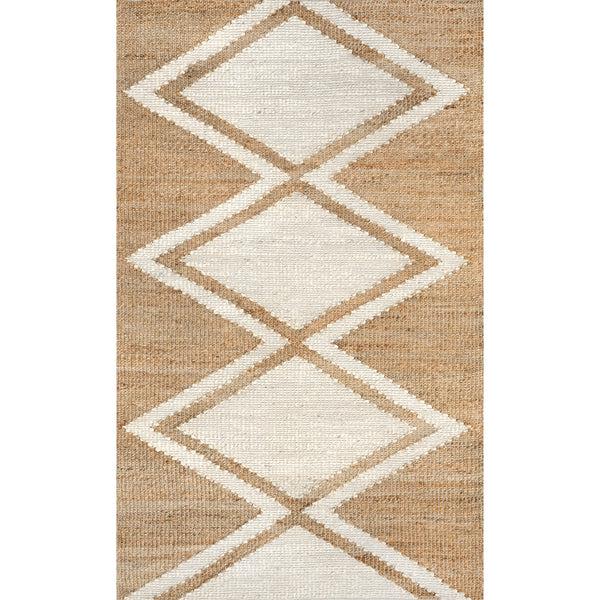 nuloom Kehlani Moroccan Jute Area Rug Natural