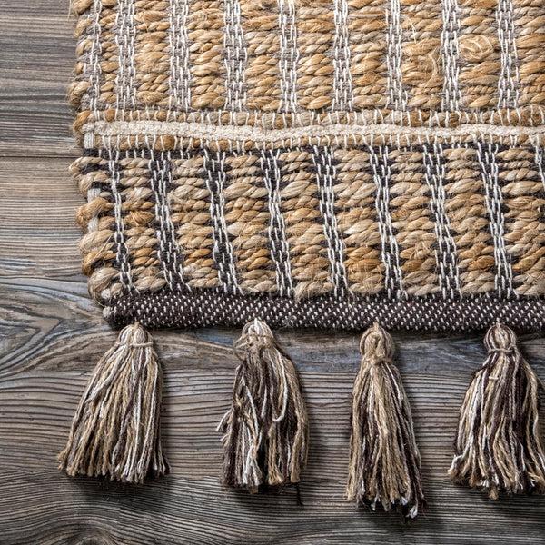 Nuloom Kelvan Entwining Bar Striped Area Rug Multi