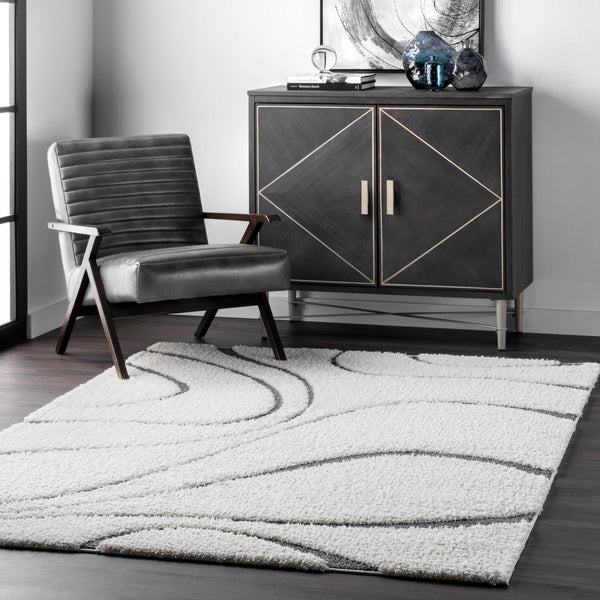 Nuloom Keyhole Trellis Area Rug Cream