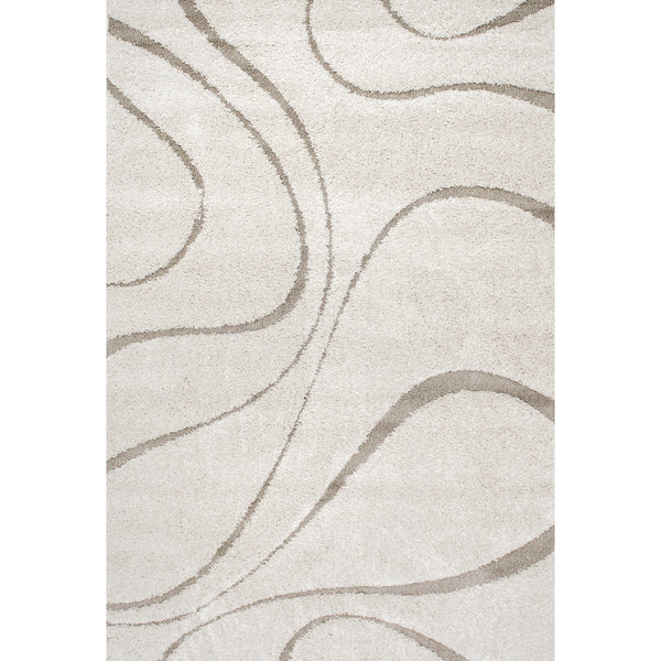 nuloom Keyhole Trellis Area Rug Cream