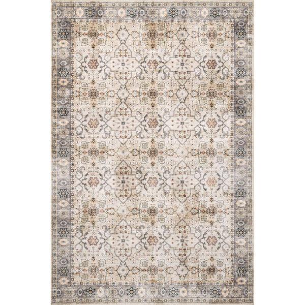 nuloom Kimora Washable Vintage Area Rug Beige