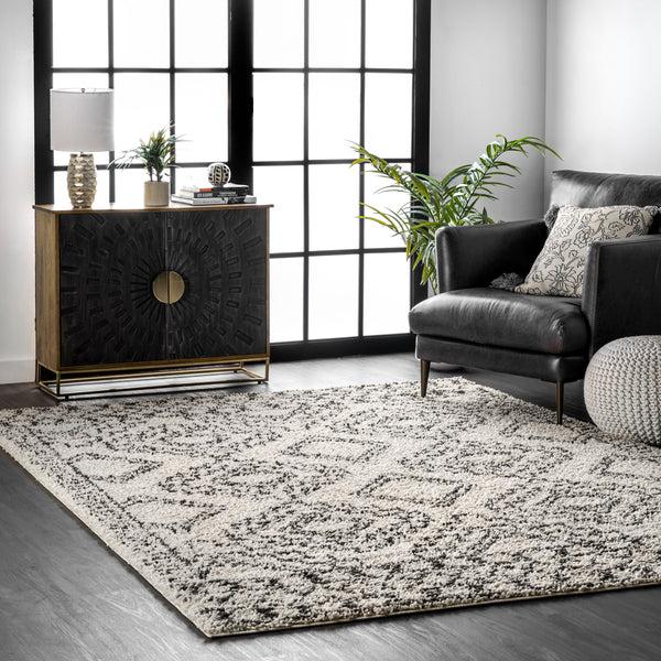 Nuloom Lacey Moroccan Tribal Area Rug Off White
