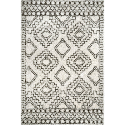 nuloom Lacey Moroccan Tribal Area Rug Off White