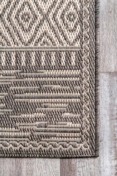 Nuloom Lana Tribal Indoor/Outdoor Area Rug Grey