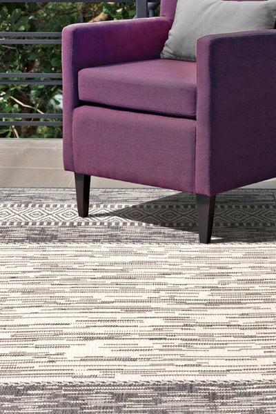 Nuloom Lana Tribal Indoor/Outdoor Area Rug Grey
