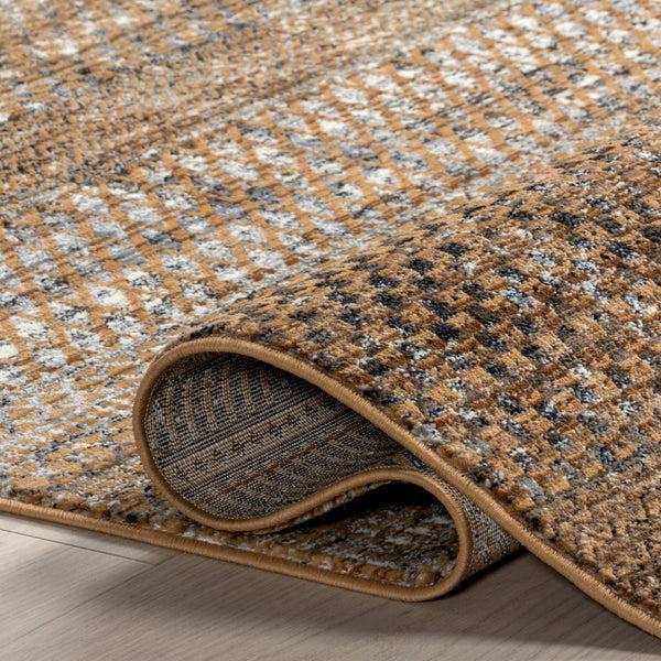 Nuloom Lavender Geometric Fringe Area Rug Blue