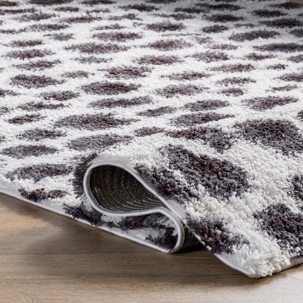 Nuloom Lennon Cozy Shag Leopard Area Rug Beige
