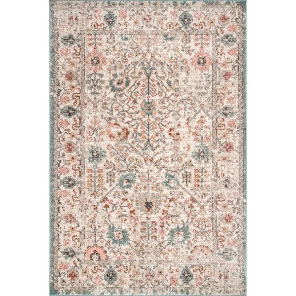 nuloom Lenore Vintage Floral Area Rug Beige