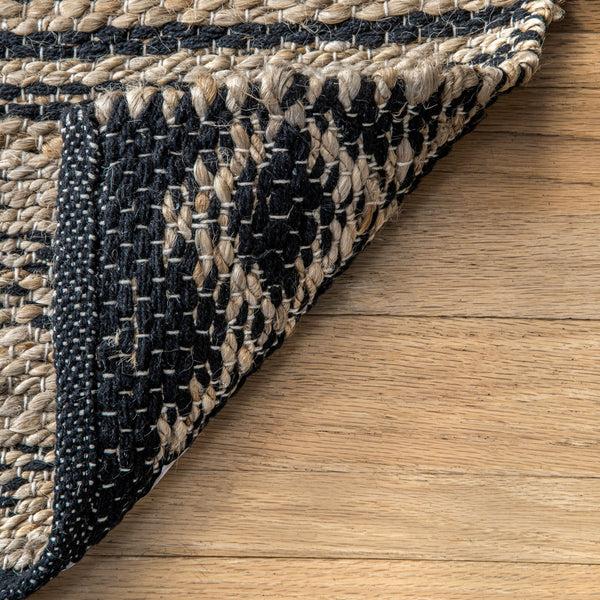 Nuloom Liberty Jute Geometric Stripes Natural