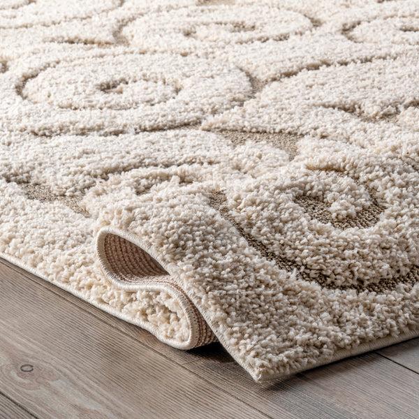Nuloom Machine Made Maisha Area Rug Cream