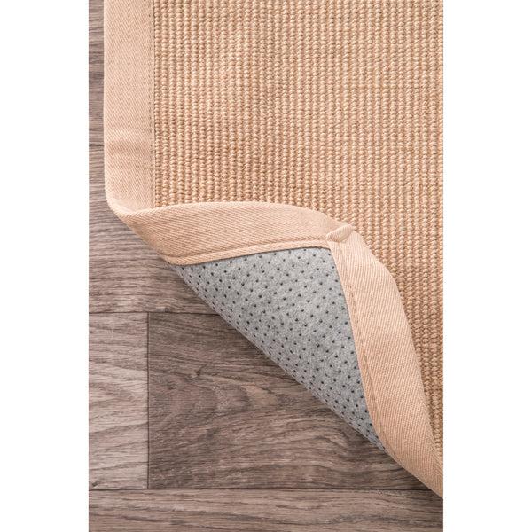 Nuloom Machine Woven Laurel Jute Area Rug Beige