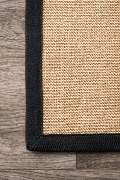Nuloom Machine Woven Orsay Sisal Area Rug Black