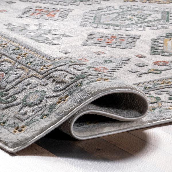 Nuloom Malinda Traditional Bordered Area Rug Beige