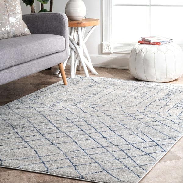 Nuloom Mariah Trellis Area Rug Grey
