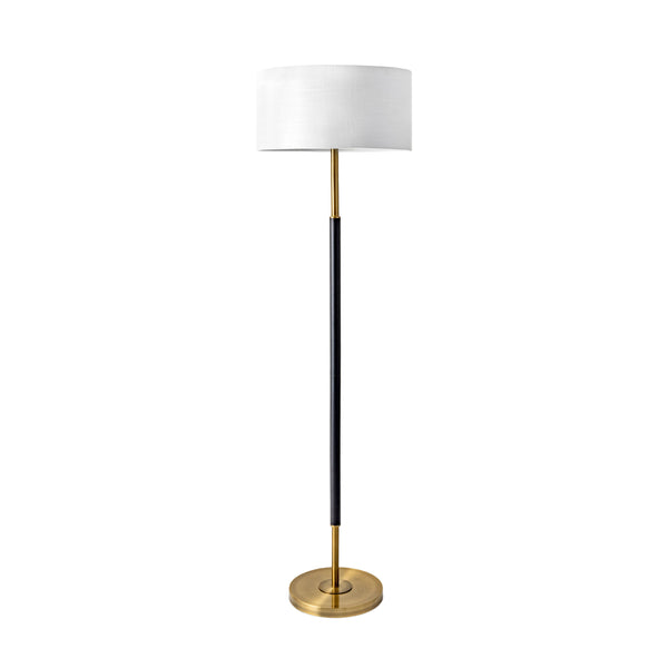 nuloom Marshall 61" Metal Floor Lamp Black