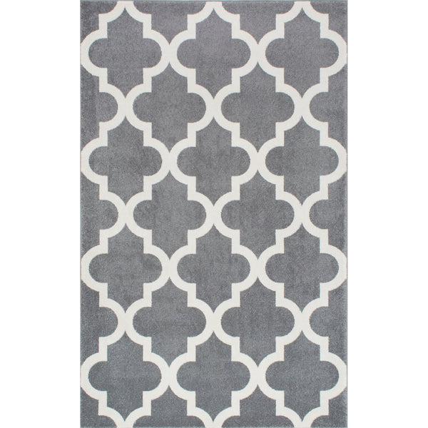 nuloom Meeker Trellis Area Rug Grey