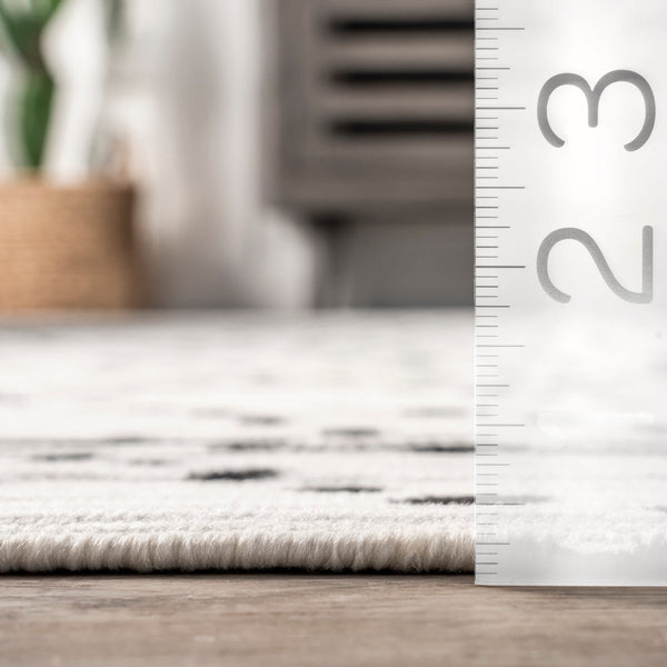 Nuloom Mila Dotted Diamond Trellis Area Rug Grey