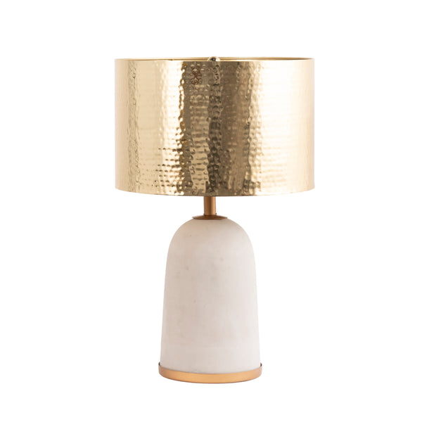 nuloom Monroe 25" Concrete & Iron Table Lamp Brass