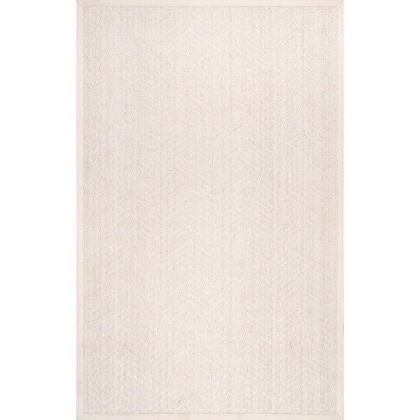 nuloom Natural Textured Suzanne Area Rug Cream