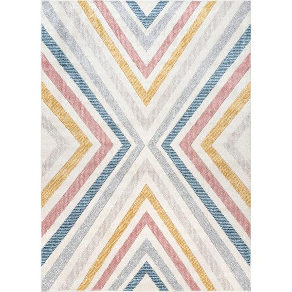 nuloom Neveah Contemporary Chevron Area Rug Beige