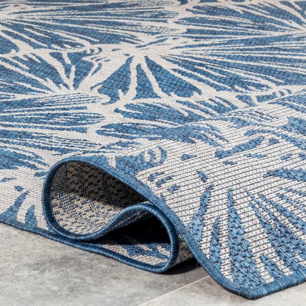 Nuloom Onyx Seashell Indoor/Outdoor Area Rug Blue
