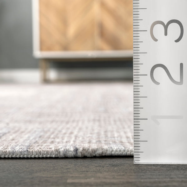 Nuloom Ophelia Washable Honeycomb Area Rug Beige