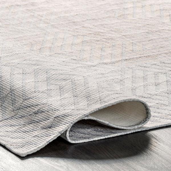 Nuloom Ophelia Washable Honeycomb Area Rug Beige