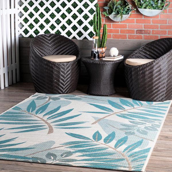 Nuloom Outdoor Trudy Area Rug Turquoise
