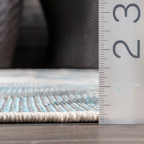 Nuloom Outdoor Trudy Area Rug Turquoise