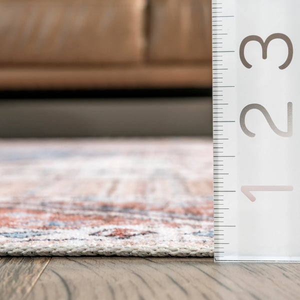 Nuloom Persian Medallion Washable Area Rug Multi