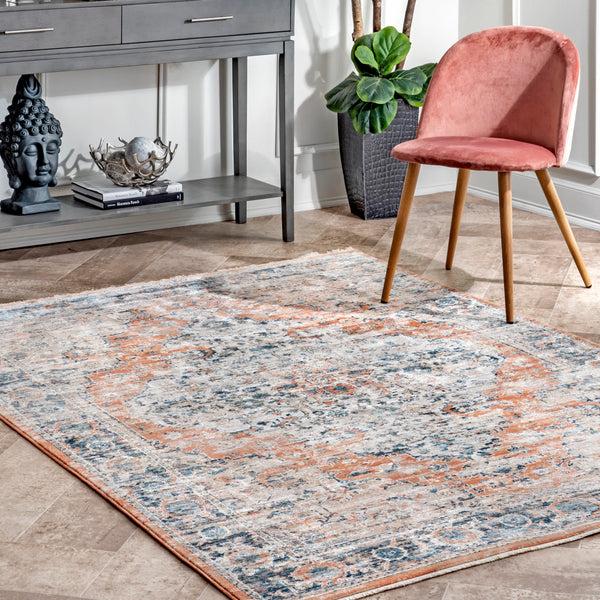 Nuloom Piper Shaded Snowflakes Area Rug Beige