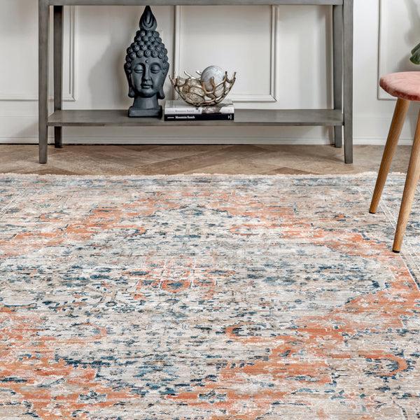 Nuloom Piper Shaded Snowflakes Area Rug Beige