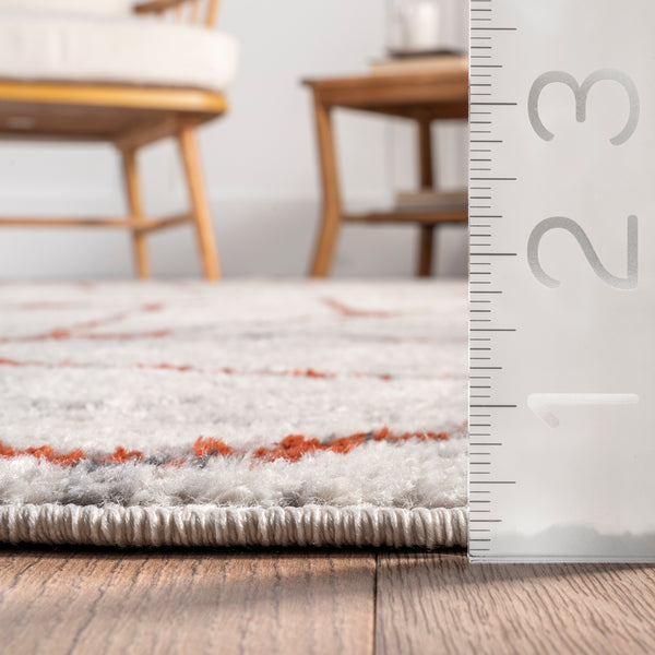 Nuloom Power Loomed Boyce Area Rug Beige