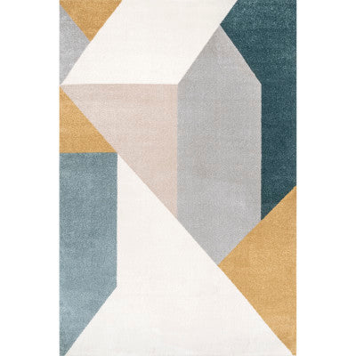 nuloom Raegan Modern Abstract Area Rug Light Grey