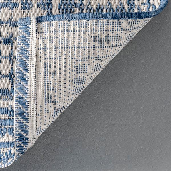 Nuloom Rana Border Indoor/Outdoor Area Rug Blue