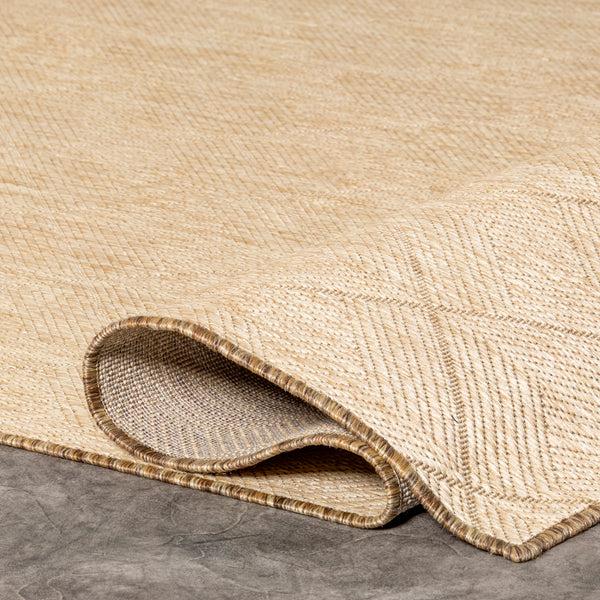 Nuloom Ray Diamond Indoor/Outdoor Area Rug Natural