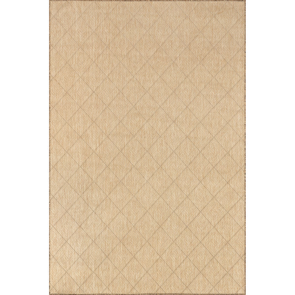 nuloom Ray Diamond Indoor/Outdoor Area Rug Natural