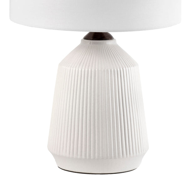 Nuloom Renton 24" Ceramic Table Lamp Cream