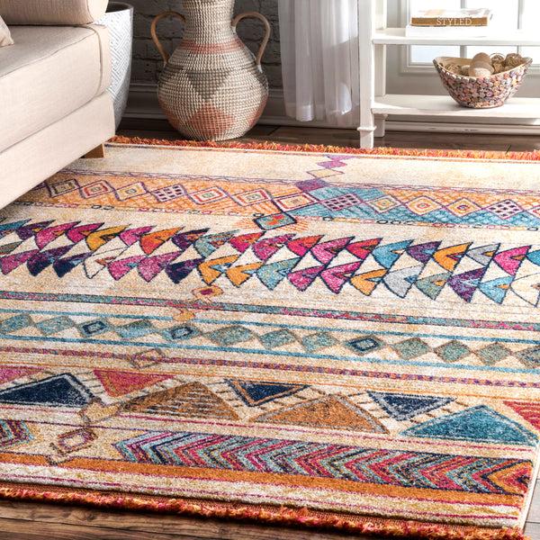 Nuloom Rochelle Aztec Area Rug Orange