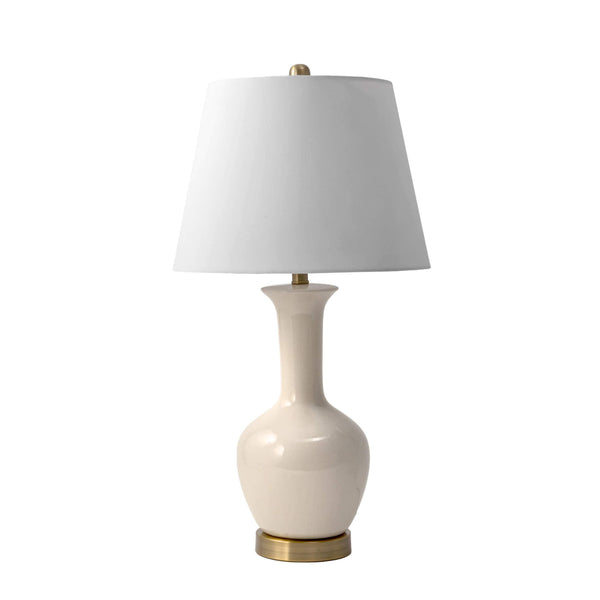 nuloom Rockville 27" Ceramic Table Lamp Set Ivory