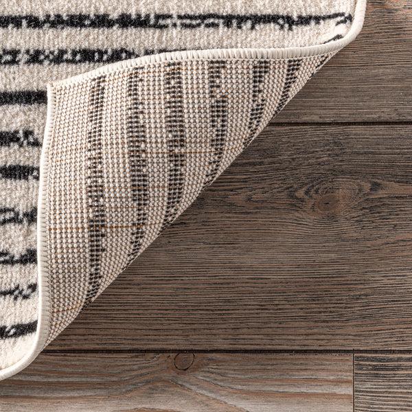 Nuloom Romina Diamond Pinstripes Area Rug Grey