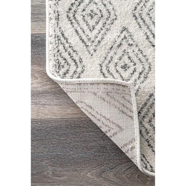 Nuloom Sarina Diamonds Area Rug Grey
