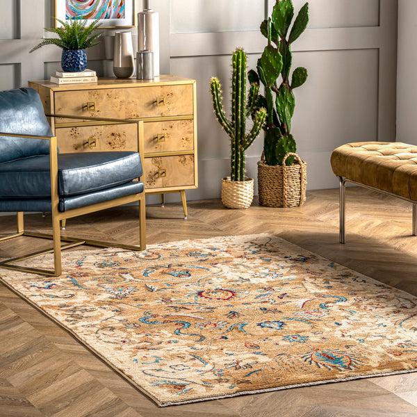 Nuloom Sebrina Blossom Area Rug Ivory