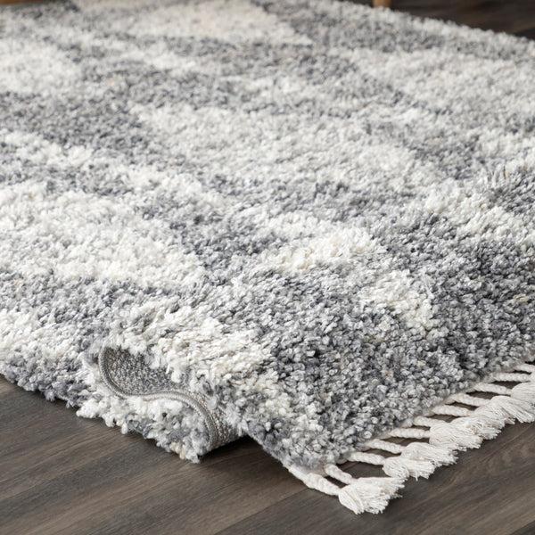 Nuloom Selah Geometric Shag Area Rug Grey