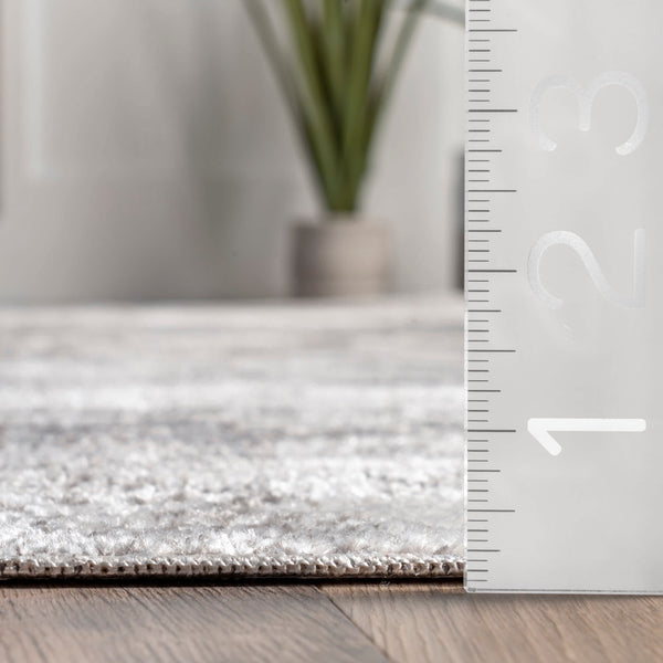 Nuloom Serena Washable Seesaw Area Rug Gray