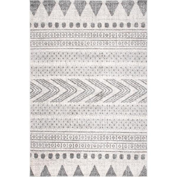 nuloom Shaina Tribal Area Rug Grey