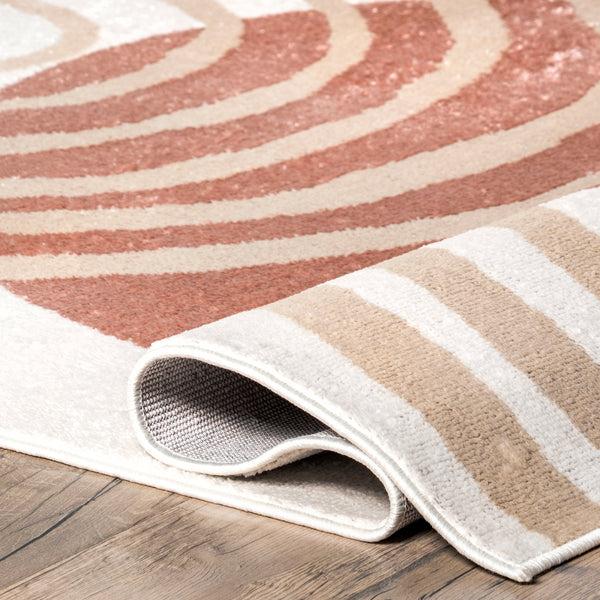 Nuloom Shandra Abstract Sky Area Rug Blush
