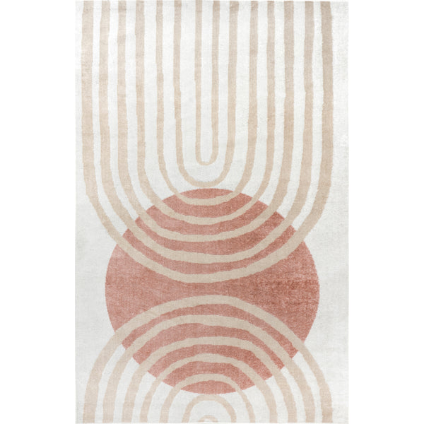 nuloom Shandra Abstract Sky Area Rug Blush
