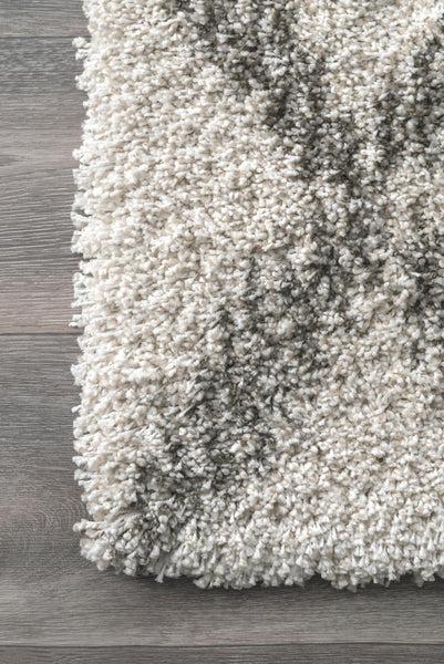 Nuloom Sharika Lattice Shaggy Area Rug Ivory